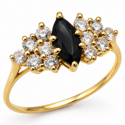 Pre Owned 18ct Sapphire and Diamond Ring ZC8